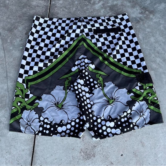 Point Zero Y2K Vintage Graphic Cargo Board Shorts Baggy Fit Men’s XXL 11’ - Picture 2 of 8